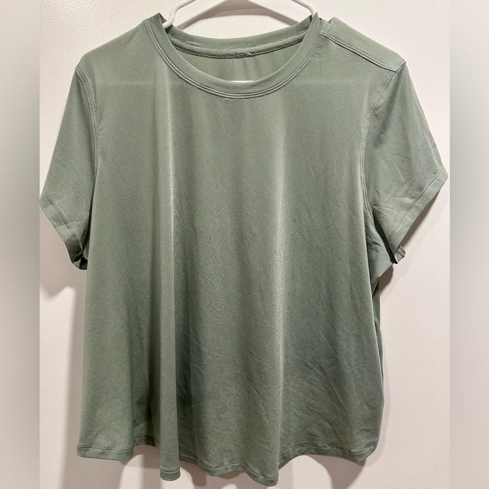 Lululemon top /  blouse sage green